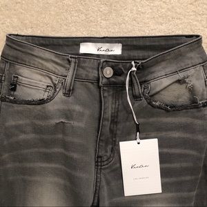 BWTW Distressed Grey KanCan Jeans size 3/25